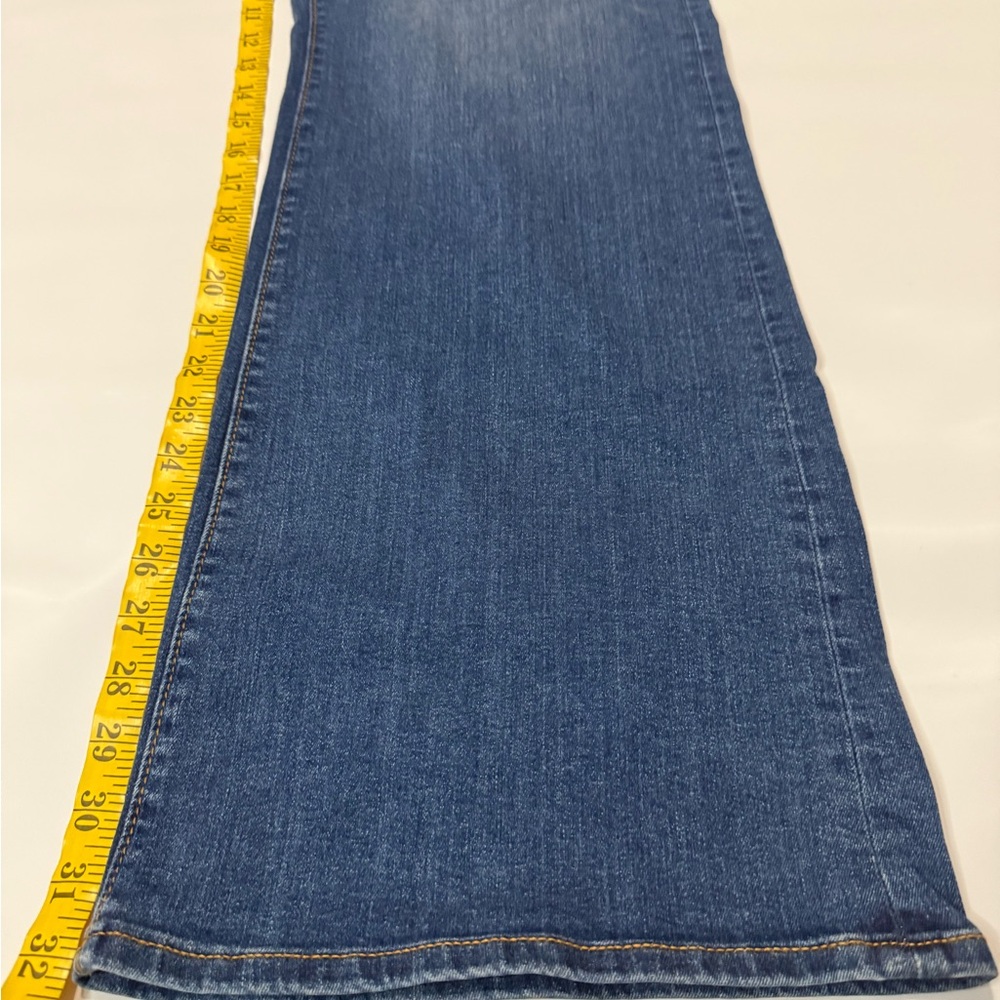 Ann Taylor The Boot mid rise NWT Classic Blue Women's Jeans Size 18 curvy - Picture 7 of 16